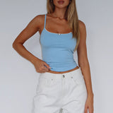 No Flaws Cami Top Dusty Blue