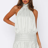 Captivate My Focus Mini Dress Sage