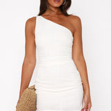 Forever Loving Mini Dress White