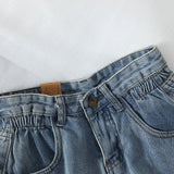 Casual Loose Ladies Fashion Elastic Waist Wide Leg Shorts
