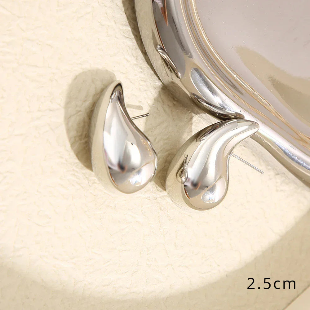 New Fashion Korean Large Vintage Irregular Teardrop Dangle Party Jewelry Earring