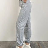 New Gray Women Sweatpants Baggy  Autumn Oversize Winter Joggers Casual Bottom