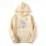 Kawaii Peach Juice Casual Pink Hoodies