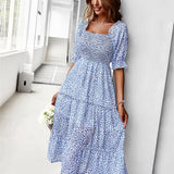 Elegant Boho Chiffon Party Beach Summer Dress