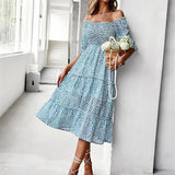 Elegant Boho Chiffon Party Beach Summer Dress