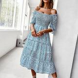 Elegant Boho Chiffon Party Beach Summer Dress