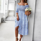 Elegant Boho Chiffon Party Beach Summer Dress