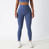 New High Waist Belly Lifting Buttocks Fitness Pants Women's Gym Running Breathable Sports Leggings