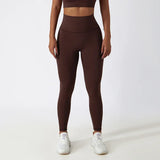 New High Waist Belly Lifting Buttocks Fitness Pants Women's Gym Running Breathable Sports Leggings