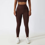 New High Waist Belly Lifting Buttocks Fitness Pants Women's Gym Running Breathable Sports Leggings