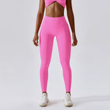 Feeling Stretch Gym Leggingss Push Up Yoga Pants High Waist Training Sports Leggings