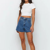 O Neck Knit White Crop Top