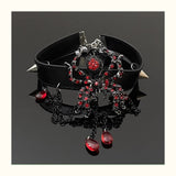 Dark Punk Spider Fashion Vintage Tassel Necklace