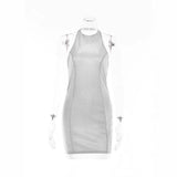 Sequined Top Slim Fit Short Dress
