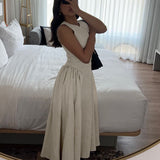 Midi Dress Cutout A Line