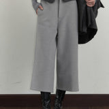 Wide-Leg High-Waisted Pants