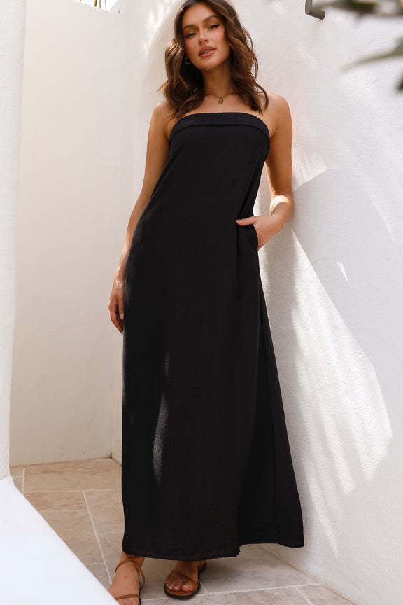 Solid Color Slim Corset Graceful Satin Maxi Dress