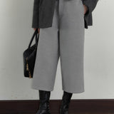 Wide-Leg High-Waisted Pants