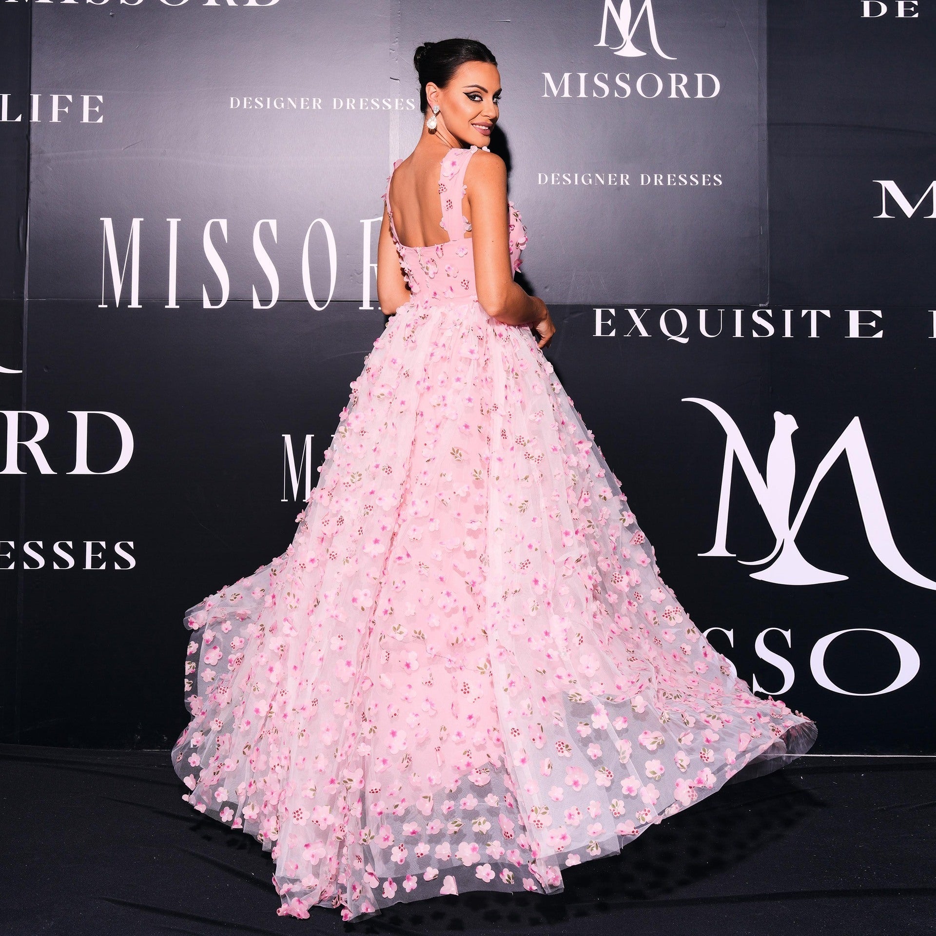 Sleeveless Elegant Square Collar Sling Long Bohemian Wide Hem Gauzy Evening Dress