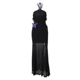 Butterfly Halter Neck Hollow Dress
