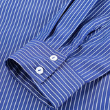 Patchwork Striped Loose Long Sleeve Blouse