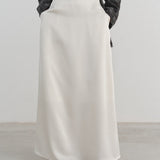 Solid Color Korean Style Casual A-Line Skirt