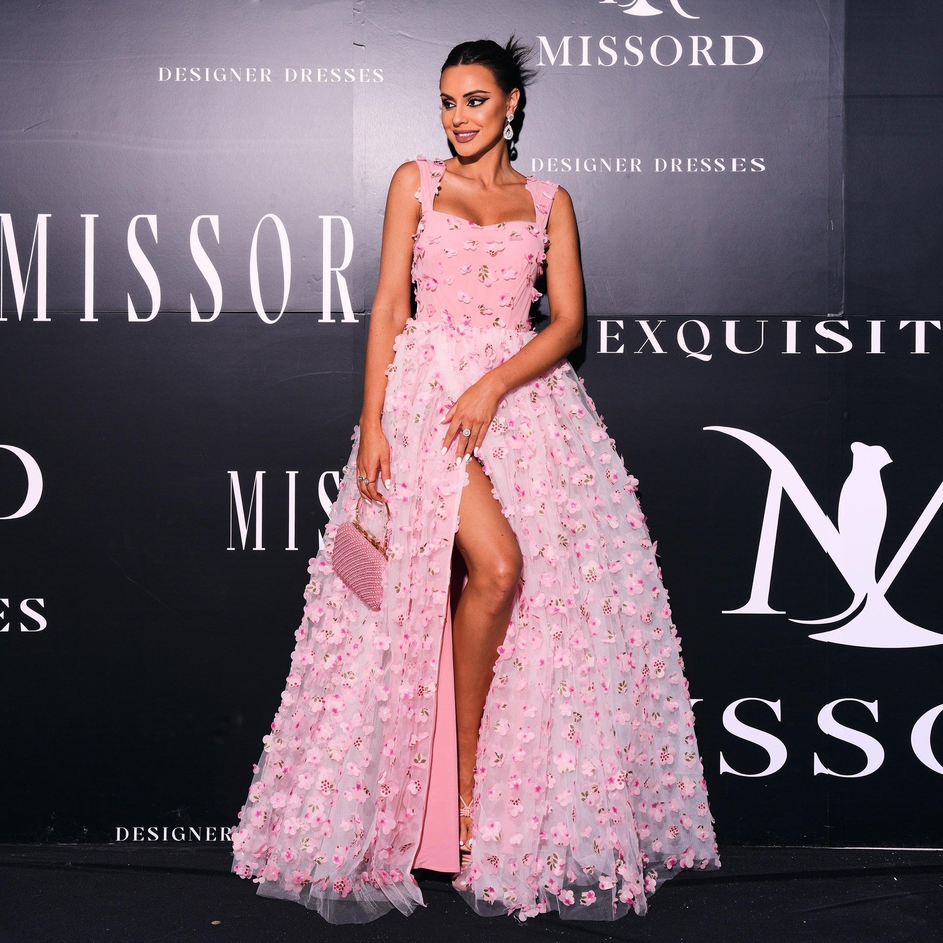 Sleeveless Elegant Square Collar Sling Long Bohemian Wide Hem Gauzy Evening Dress