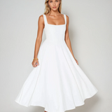 Yade | High-Waisted Midi Dress