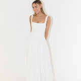 Yade | High-Waisted Midi Dress