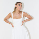 Yade | High-Waisted Midi Dress