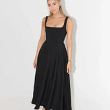 Yade | High-Waisted Midi Dress
