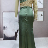 One-shoulder Sequin splicing Cocktail Dresses