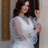 Organza Prom Dresses for Women See Through Dress