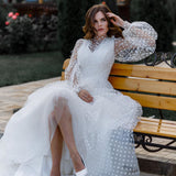 Organza Prom Dresses for Women See Through Dress
