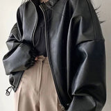 Trendy PU Leather Jacket