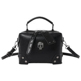 Studded Leather Punk Rock Rivet Chain Wallet Purse Crossbody Handbag