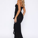 Still Got It Mesh Maxi Dress Black