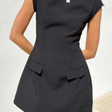 Thea Mini Dress - Black