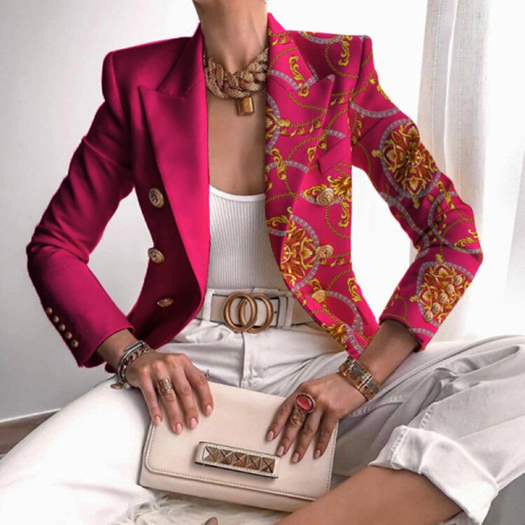 Plus Size Elegant Butterfly Blazer