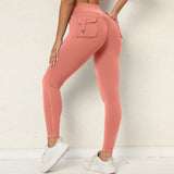 Pockets Yoga Pants High Waist Workout Fitness Running Tights Female Push Up Sports Leggings