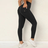 Pockets Yoga Pants High Waist Workout Fitness Running Tights Female Push Up Sports Leggings