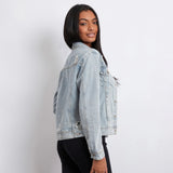 Stylish Holes Ripped Jacket Jacket