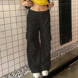 Women Harajuku Streetwear High Waist Hip Hop Wide Leg Y2k Oversize Vintage Pants