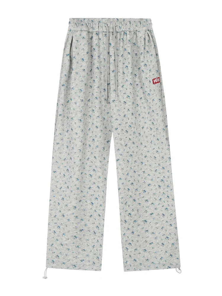 Women Waist Straight Vintage Streetwear Y2K Casual Loose Wide Leg Pants
