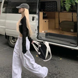 Vintage High Waist Hip Hop Oversize Pants Streetwear Fashion Wide Pants