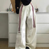 High Waist Wide Leg Pants Women Black Trouser Office Ladies Fashion Loose Grey Suit Pants