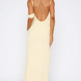 Love Blossoms Maxi Dress Lemon