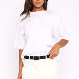 Selfish Behaviour Mini Skort White