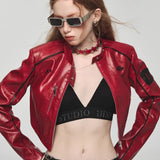 Stylish Bomber Leather Jacket