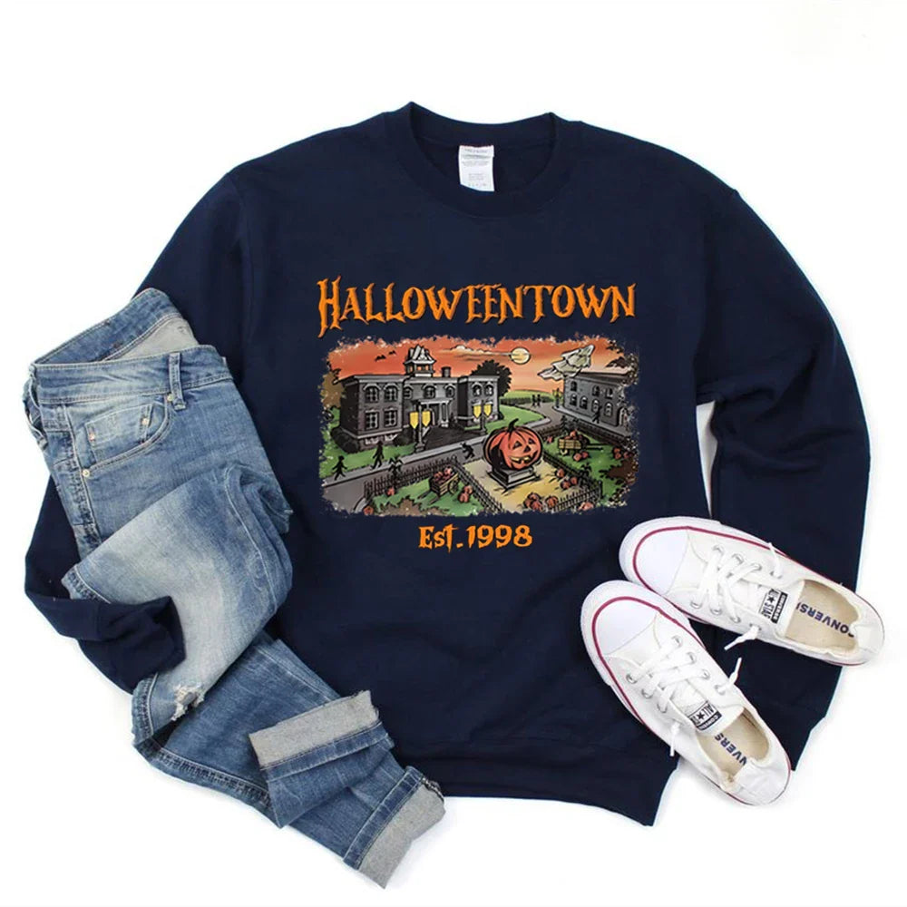 Retro HalloweenTown Sweatshirt Top